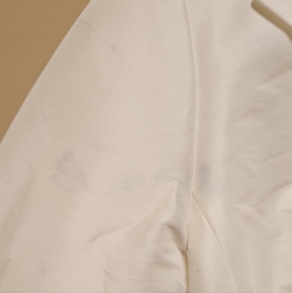 Talbots White Formal Wrap Top Size 10 - Picture 7 of 7